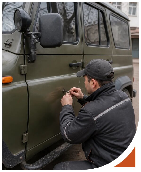 Профессиональное вскрытие автомобиля УАЗ без повреждений в Сочи